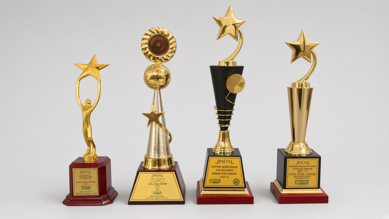 Jindal performance and achievement trophies